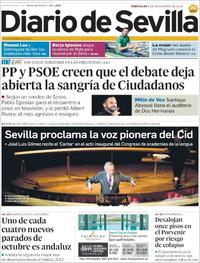 Portada Diario de Sevilla 2019-11-06