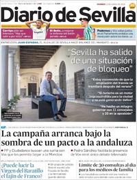 Portada Diario de Sevilla 2019-04-12