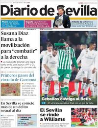 Portada Diario de Sevilla 2019-01-14