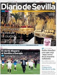 Portada Diario de Sevilla 2019-04-14