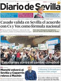 Portada Diario de Sevilla 2019-03-16