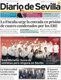 Portada Diario de Sevilla 2019-11-21