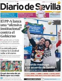 Portada Diario de Sevilla 2019-12-23