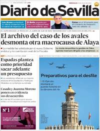 Portada Diario de Sevilla 2019-05-29