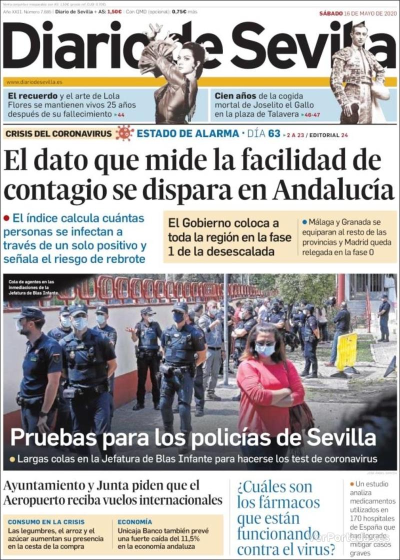 Portada La Voz de Galicia 2020-05-16