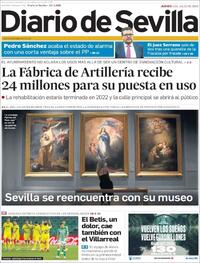 Portada Diario de Sevilla 2020-07-02