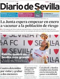 Portada Diario de Sevilla 2020-09-04