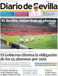 Portada Diario de Sevilla 2020-06-12
