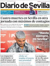 Portada Diario de Sevilla 2020-09-12