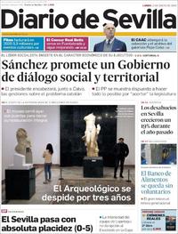 Portada Diario de Sevilla 2020-01-13
