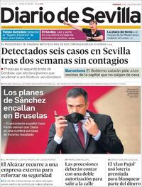 Portada Diario de Sevilla 2020-07-18