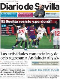 Portada Diario de Sevilla 2020-06-20