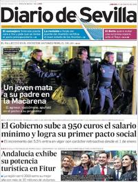 Portada Diario de Sevilla 2020-01-23