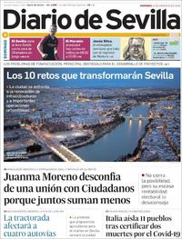 Portada Diario de Sevilla 2020-02-23