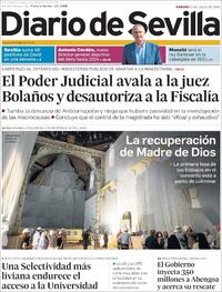 Portada Diario de Sevilla 2020-07-25