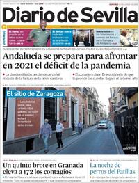 Portada Diario de Sevilla 2020-06-28