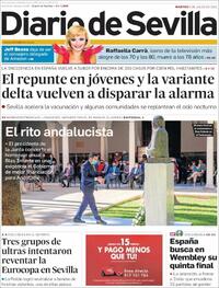 Portada Diario de Sevilla 2021-07-06