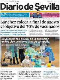 Portada Diario de Sevilla 2021-04-07