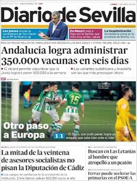 Portada Diario de Sevilla 2021-04-12
