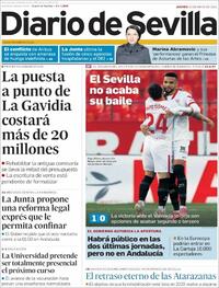 Portada Diario de Sevilla 2021-05-13