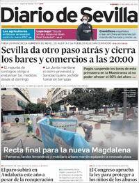 Portada Diario de Sevilla 2021-04-16