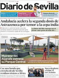 Portada Diario de Sevilla 2021-06-17