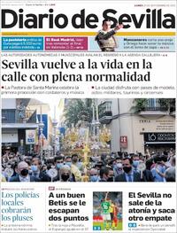 Portada Diario de Sevilla 2021-09-20