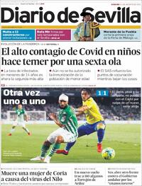 Portada Diario de Sevilla 2021-08-21