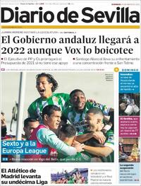 Portada Diario de Sevilla 2021-05-23