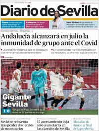 Portada Diario de Sevilla 2021-05-24