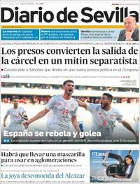 Portada Diario de Sevilla 2021-06-24