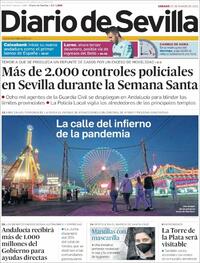 Portada Diario de Sevilla 2021-03-27