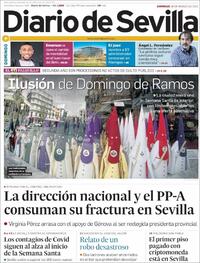 Portada Diario de Sevilla 2021-03-28