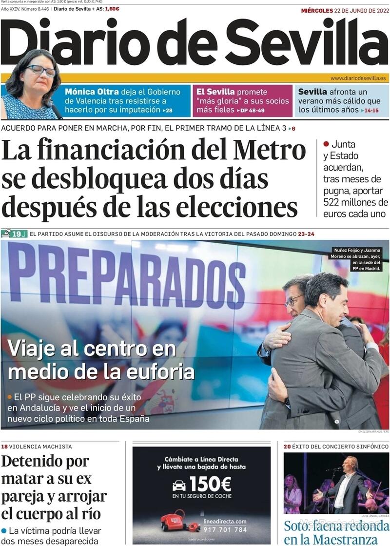 Portada La Voz de Galicia 2022-06-22