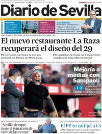 Portada Diario de Sevilla 2022-10-09