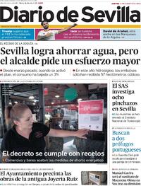 Portada Diario de Sevilla 2022-08-11
