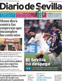 Portada Diario de Sevilla 2022-08-20