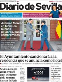 Portada Diario de Sevilla 2022-07-29