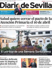 Portada Diario de Sevilla 2023-04-01