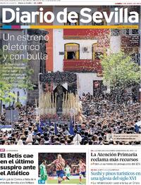 Portada Diario de Sevilla 2023-04-03