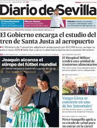Portada Diario de Sevilla 2023-02-10
