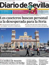 Portada Diario de Sevilla 2023-04-12