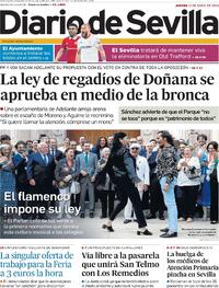 Portada Diario de Sevilla 2023-04-13