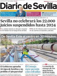 Portada Diario de Sevilla 2023-03-29