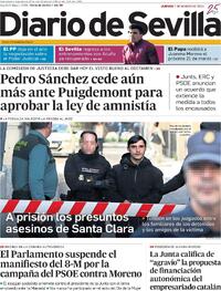 Portada Diario de Sevilla 2024-03-07