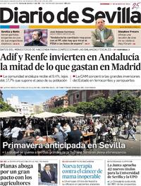 Portada Diario de Sevilla 2024-03-17
