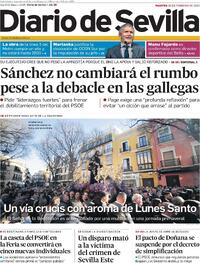 Portada Diario de Sevilla 2024-02-20