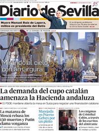 Portada Diario de Sevilla 2024-03-24