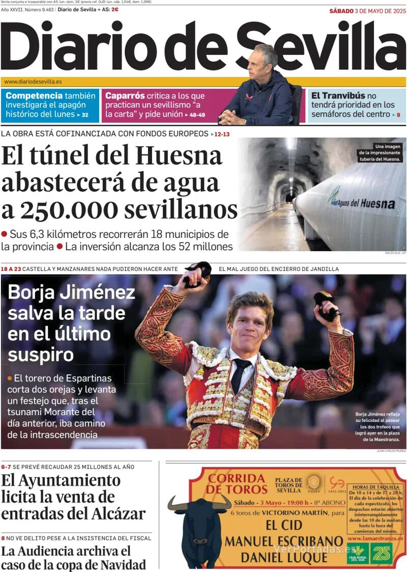 Portada La Voz de Galicia 2025-05-03