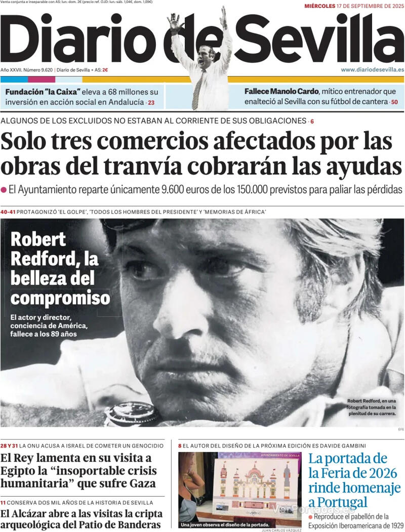 Portada La Voz de Galicia 2025-09-17